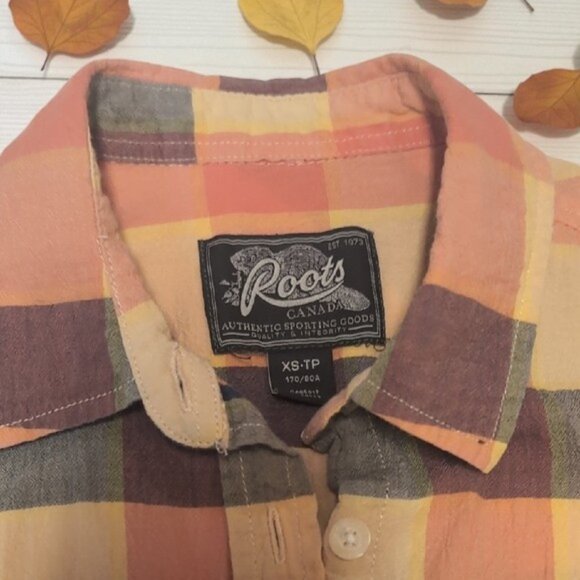 Roots Plaid Button-Up - Picture 4 of 6